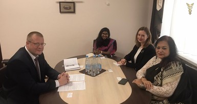 Встреча с Чрезвычайным и Полномочным Послом Республики Индия в РБ 