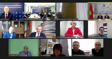 Телемост между городами-побратимами Бобруйск и Владимир 