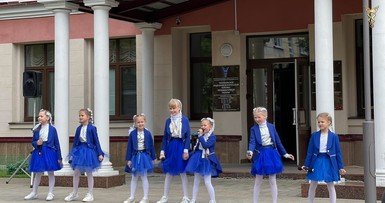 Торжественное открытие детской площадки в Могилеве 