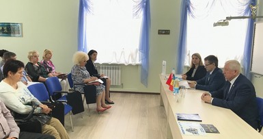 Встреча с Чрезвычайным и Полномочным Послом Республики Молдова в Республике Беларусь 