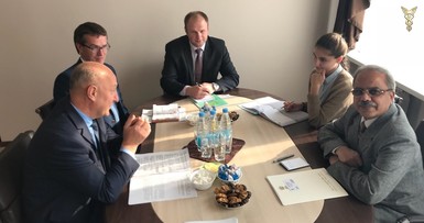 Встреча с Чрезвычайным и Полномочным Послом Индии в Беларуси г-ном Панкаджем Саксеной 